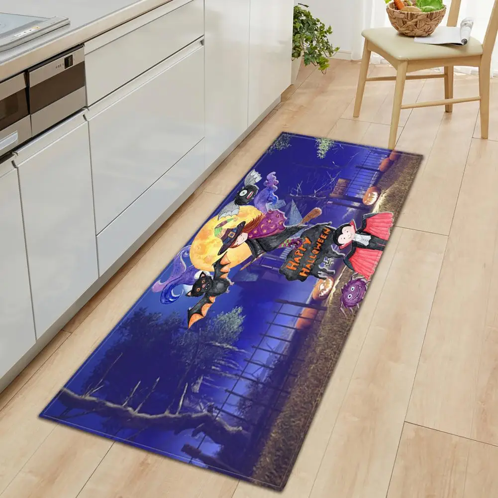 Practical Door Mat Quick-Drying Floor Rug Anti-Slipping Wear-Resistant Carpet