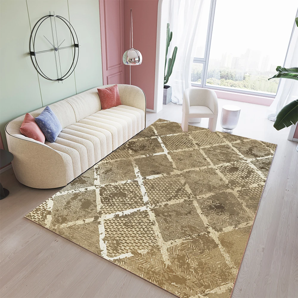 Geometric Printed Carpet Living Room Large Area Rug Carpet