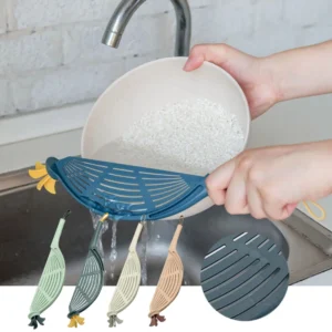 1PC Crescent Pan Strainer with Handle for Water Filters