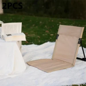 Foldable Camping Chair Outdoor Garden Park Single Lazy Chair Backres